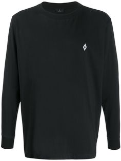 Marcelo Burlon County Of Milan logo-embroidered long sleeved T-shirt