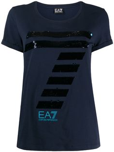Ea7 Emporio Armani футболка с логотипом