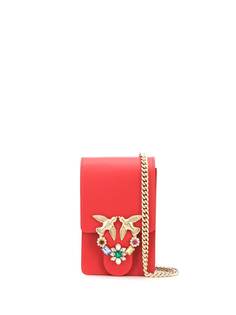 Pinko сумка через плечо с металлическим логотипом