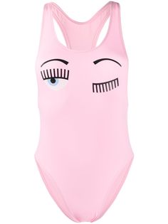 Chiara Ferragni signature wink swimsuit