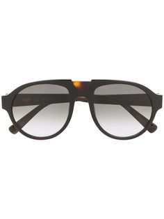 MCM tortoiseshell aviator sunglasses