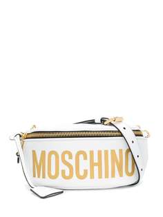 Moschino поясная сумка с логотипом