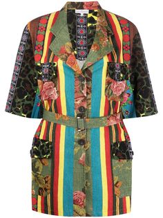 Pierre-Louis Mascia mix print jacket