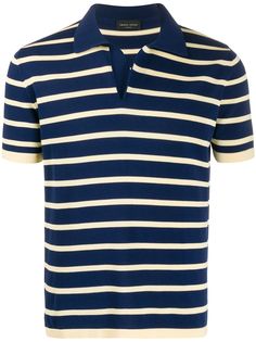 Roberto Collina Striped classic polo shirt