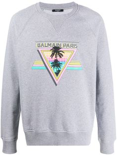 Balmain palm print sweatshirt