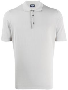 Drumohr solid-color polo shirt
