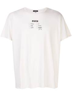 R13 Check All That Apply T-shirt