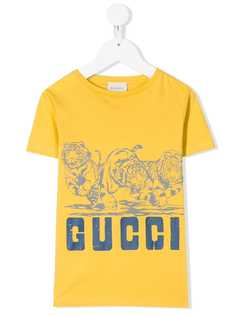 Gucci Kids tiger print T-shirt