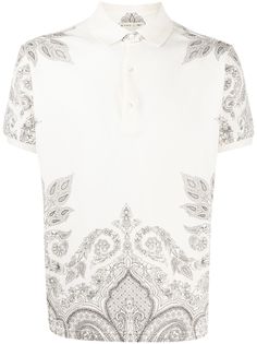Etro paisley-print polo shirt