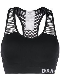 DKNY сетчатый бюстгальтер средней поддержки
