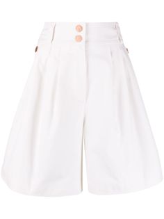 See by Chloé high waisted wide leg shorts