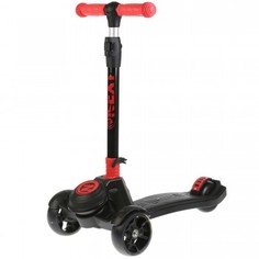 Самокат трехколесный Next, черный, красный Mothercare