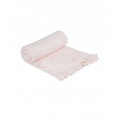 Одеяло ажурной вязки Mothercare, 90х70 см, розовый