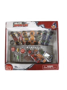 Настольная игра Sbego Finger Sport Скейт набор Рампа + 10 шт 530K-10BP
