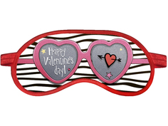 Маска для сна Ratel Happy Valentines Day Pink Glasses