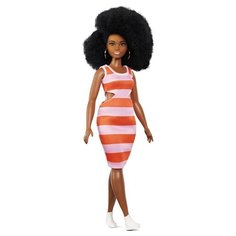 Кукла Barbie Пышная с черными
