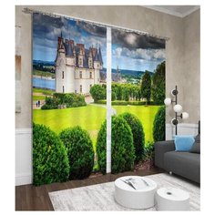 Фотошторы Сирень Замок во