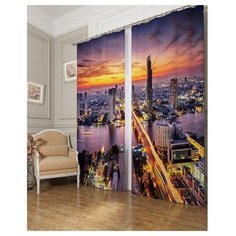 Фотошторы Сирень Контраст