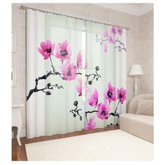 Фотошторы Сирень Акварельная