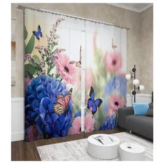 Фотошторы Сирень Цветы и