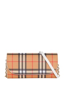 Клетчатый кошелек на ремне Burberry