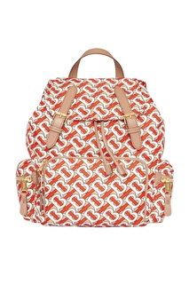 Текстильный рюкзак с логотипами Burberry