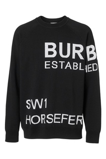 Свитшот с контрастным логотипом Burberry