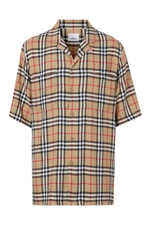 Клетчатая рубашка с короткими рукавами Burberry