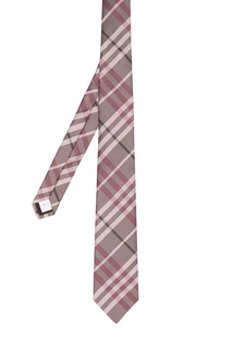 Клетчатый галстук розового цвета Burberry