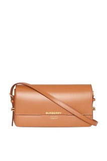 Коричневая сумка Grace с логотипом Horseferry Burberry