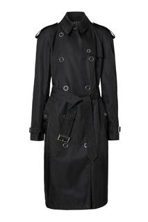 Черный тренч на кнопках Burberry