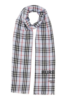 Шарф с вышитым логотипом Burberry