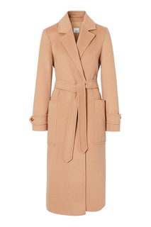 Бежевое пальто Burberry