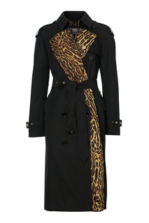 Тренч с леопардовой подкладкой Burberry