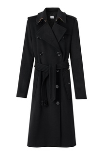 Кашемировый тренч черного цвета Burberry