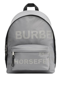 Серый нейлоновый рюкзак Burberry