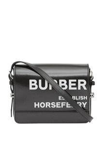 Черная сумка с магнитной застежкой Burberry