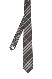 Темно-серый галстук с узором Burberry