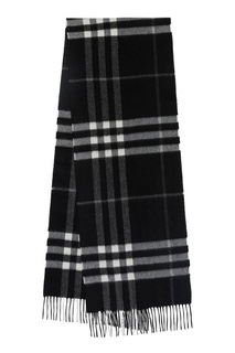 Черный шарф из кашемира Burberry