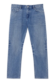 Голубые джинсы с потертостями Burberry