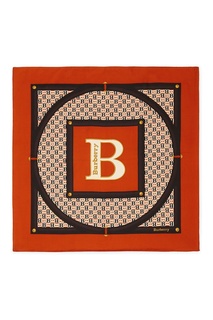 Шелковый платок с винтажным принтом Burberry