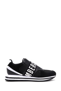 Черные кроссовки с эластичными вставками Bikkembergs