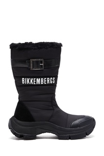 Черные дутые сапоги Bikkembergs