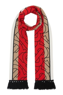 Кашемировый шарф с кисточками Burberry