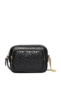 Черная сумка с рельефным узором Burberry