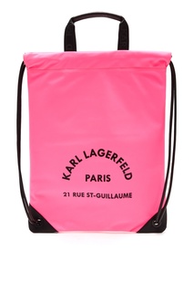 Ярко-розовый рюкзак Rue St. Guillaume Karl Lagerfeld