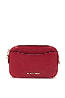 Сумка-кроссбоди Jet Set ягодного цвета Michael Michael Kors