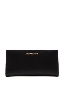 Черный прямоугольный кошелек Jet Set Michael Michael Kors