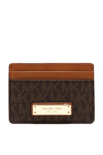 Картхолдер с золотистой вставкой Jet Set Michael Michael Kors