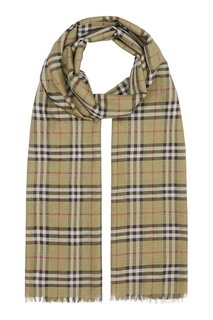 Шарф зеленого цвета в клетку Vintage Check Burberry